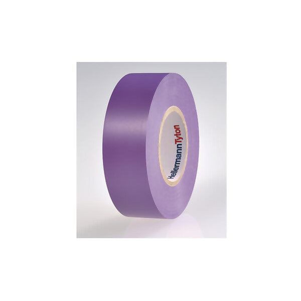 HellermannTyton PVC Isolierband 15-19x20 violett HTAPE-FLEX15-19x20VT